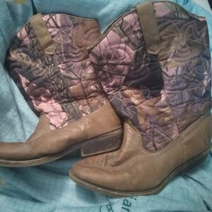 Rodeo Ropers Camo Boots